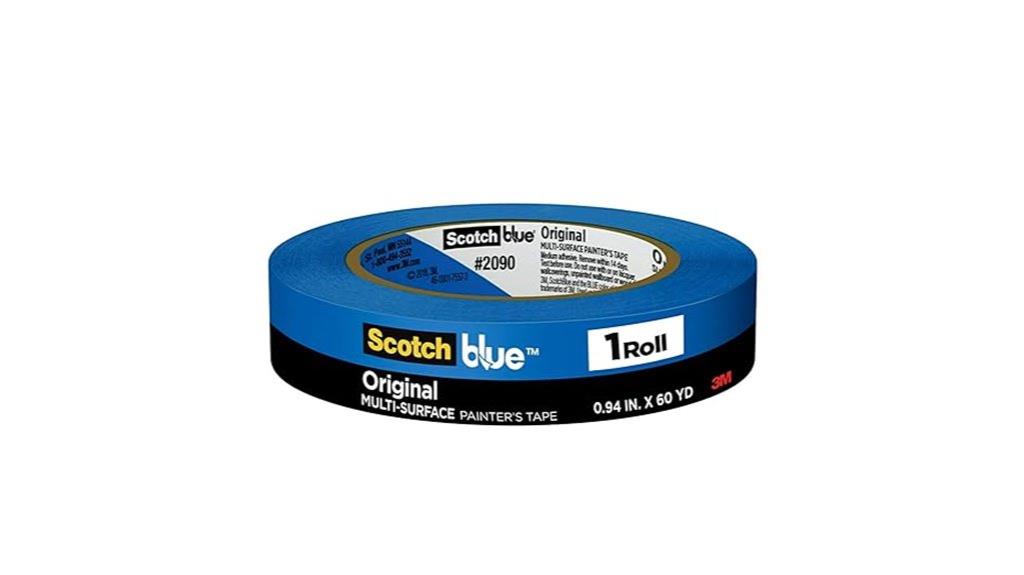 blue painters tape roll