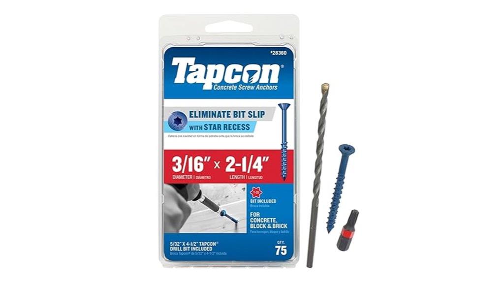 blue star concrete anchors