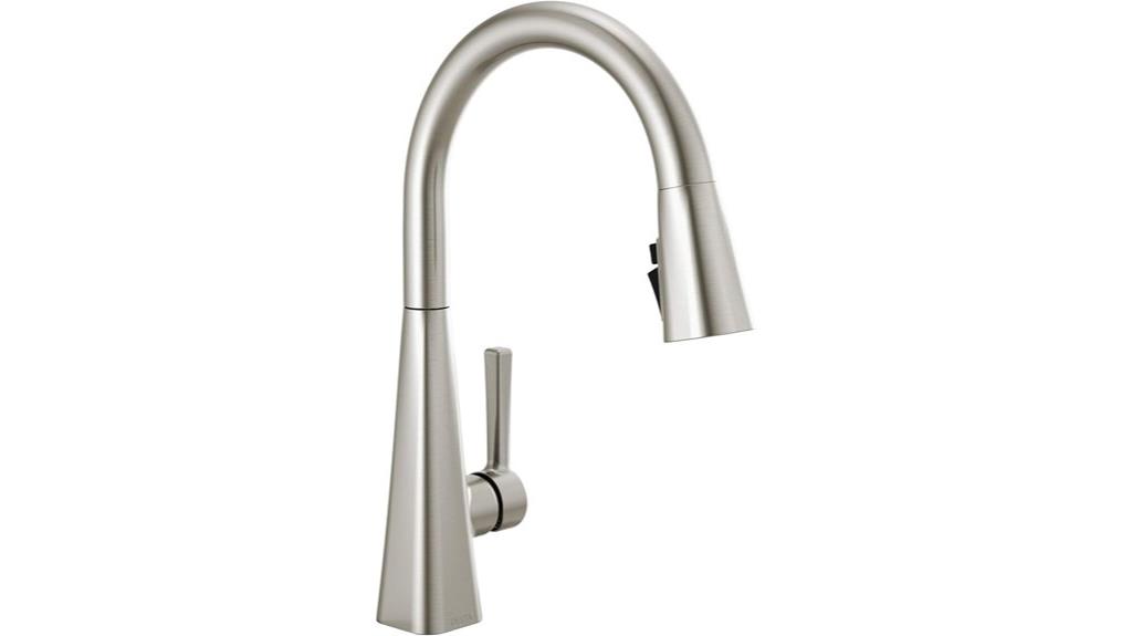 brushed nickel kitchen faucet
