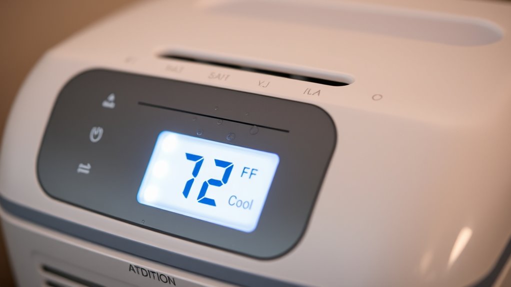 check temperature and mode