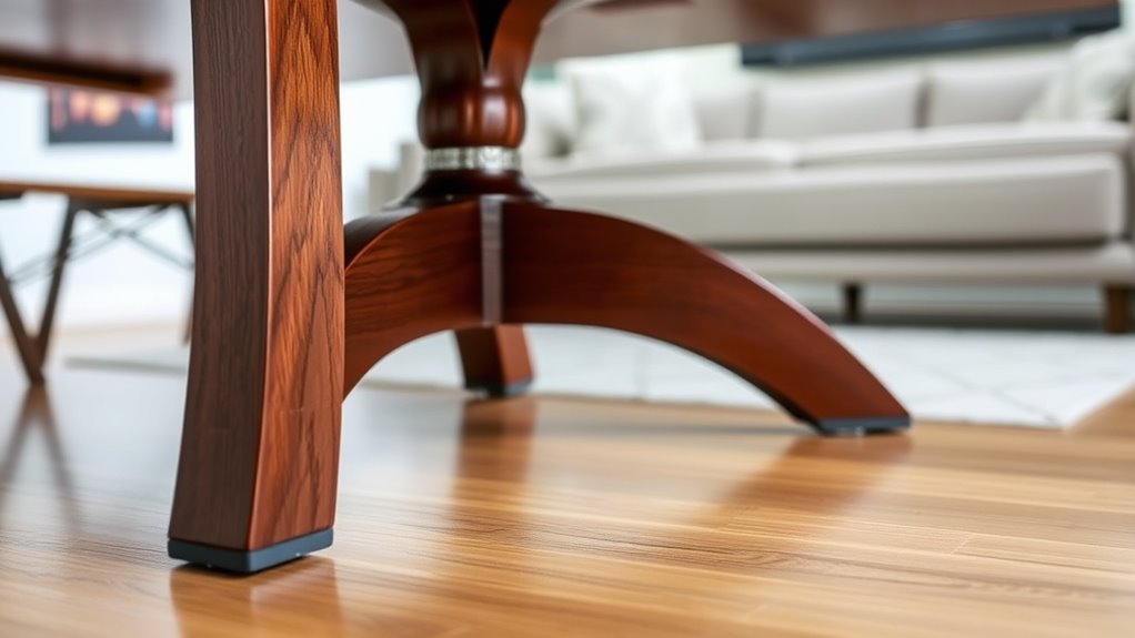 choosing suitable furniture glides