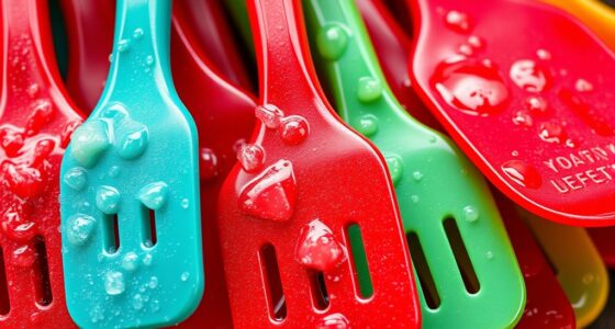 clean greasy silicone utensils