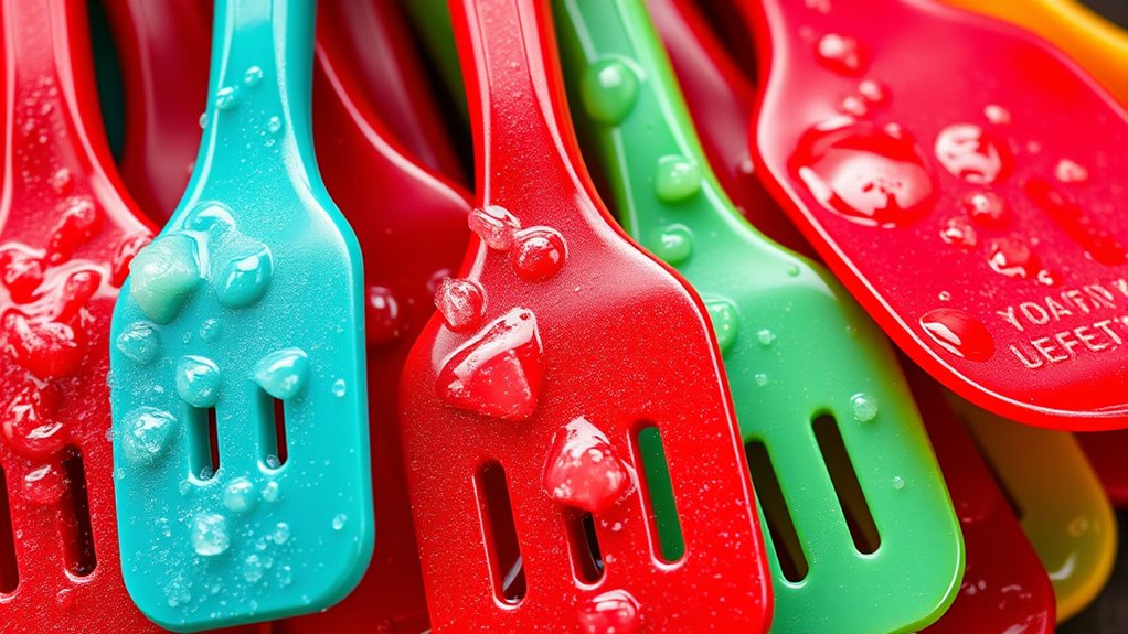clean greasy silicone utensils