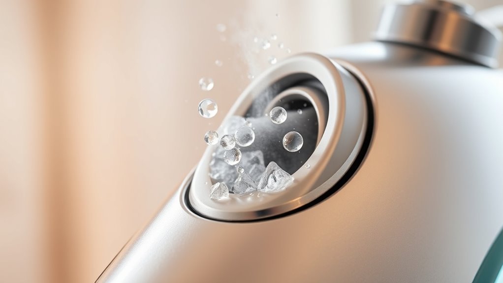 clean steam outlet with vinegar