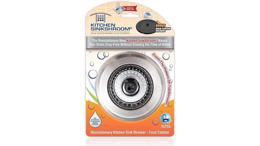 clog free sink strainer
