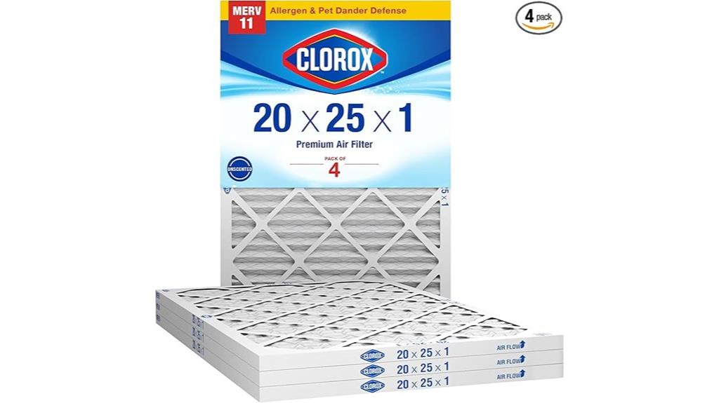 clorox 4 pack air filters