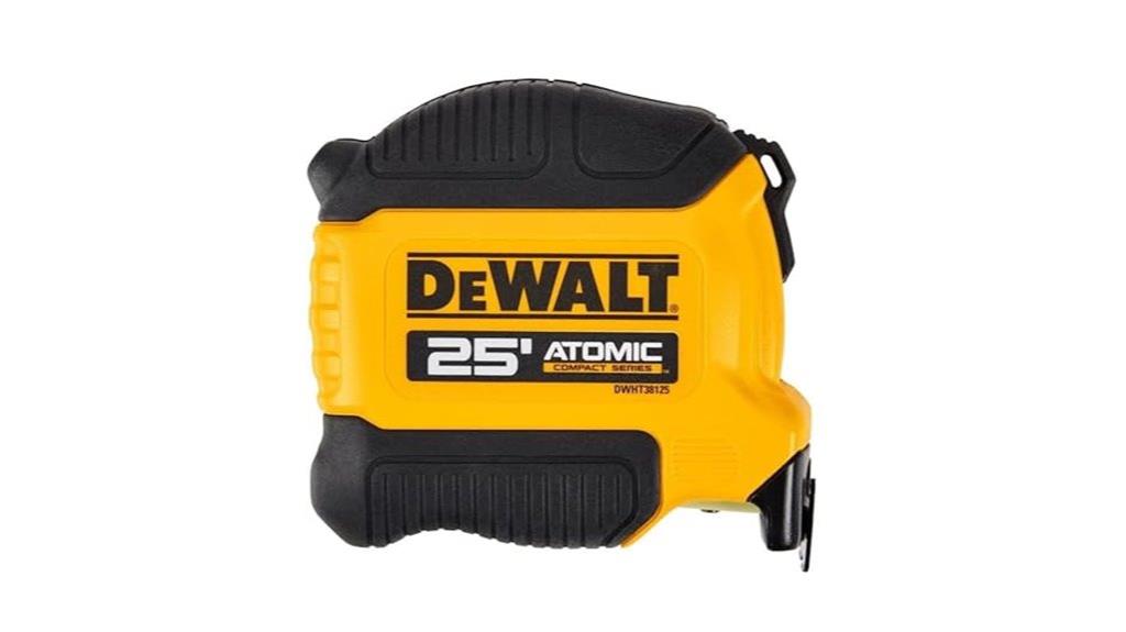 compact 25 foot tape measure