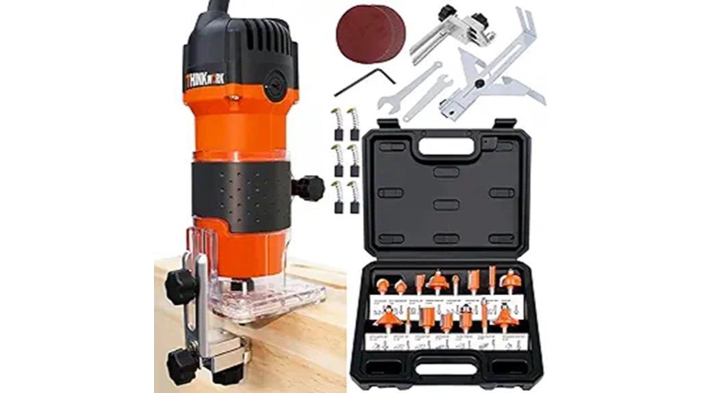 compact router with bits