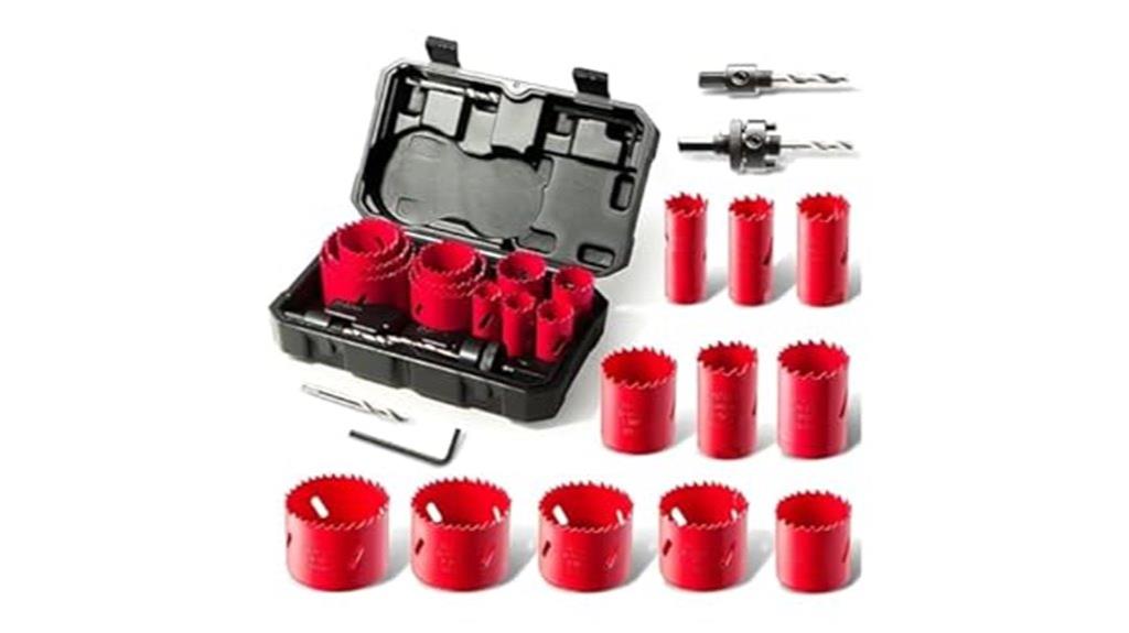 complete bi metal hole saw kit