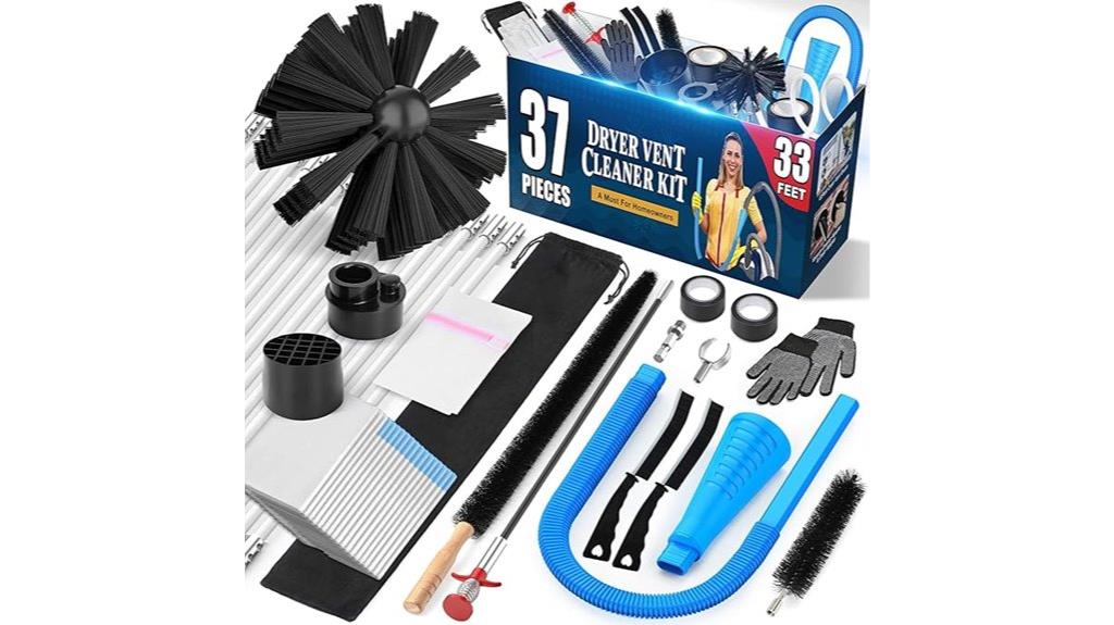 comprehensive 37 piece vent cleaning