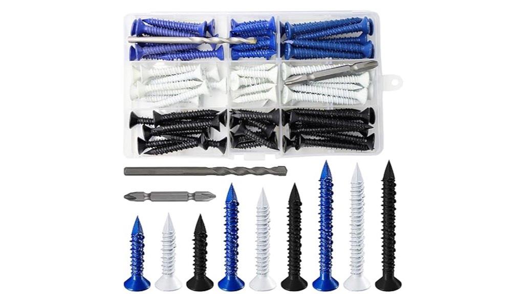 concrete screw anchor set