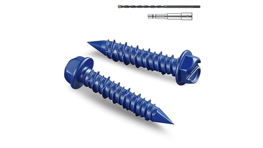 concrete screw set 35 pcs