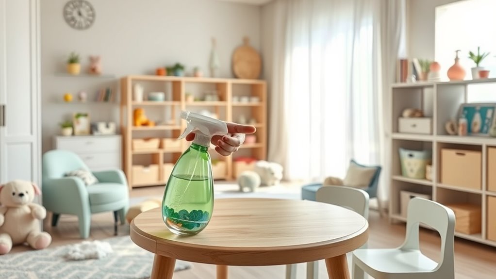 consistent toxin free cleaning routines