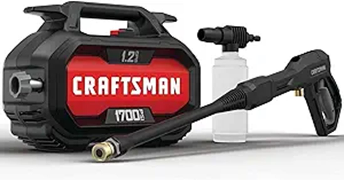 craftsman 1700 psi washer