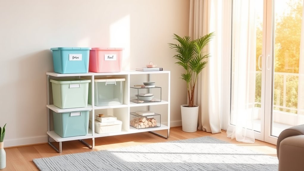 create dedicated organizing space