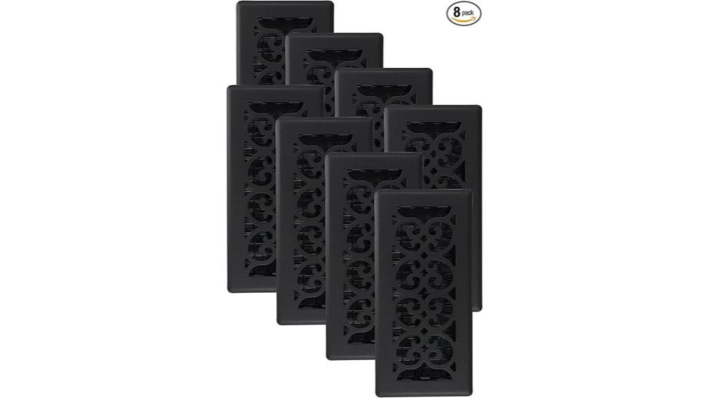 decorative scroll floor registers