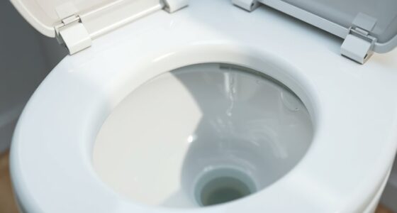 deep cleaning toilet tank