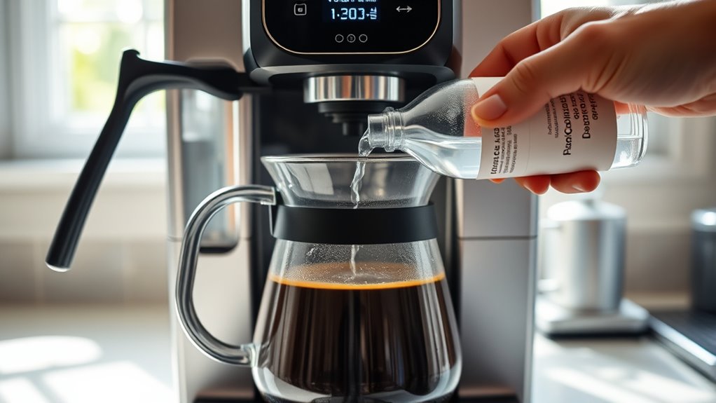 descale coffee maker regularly