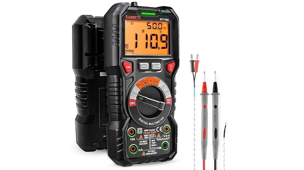 digital multimeter with trms