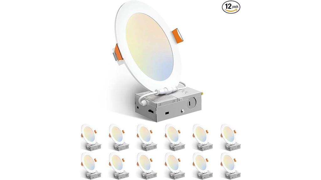 dimmable 6 inch led pack
