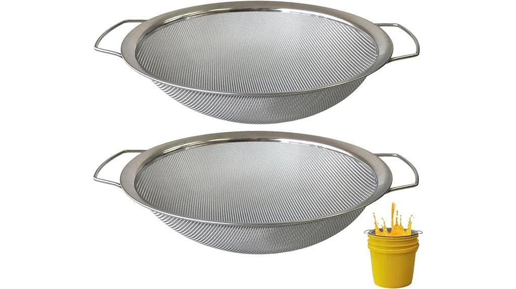 double pack paint strainers