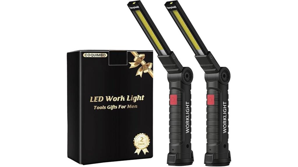 dual black rechargeable lights