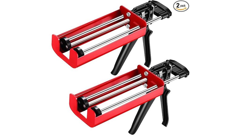 dual cartridge caulking guns