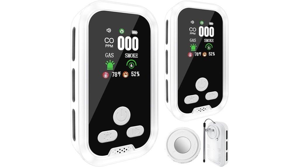 dual gas detector pack