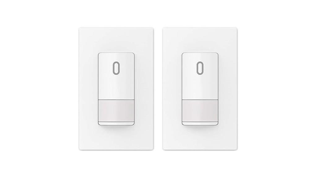 dual matte white sensors