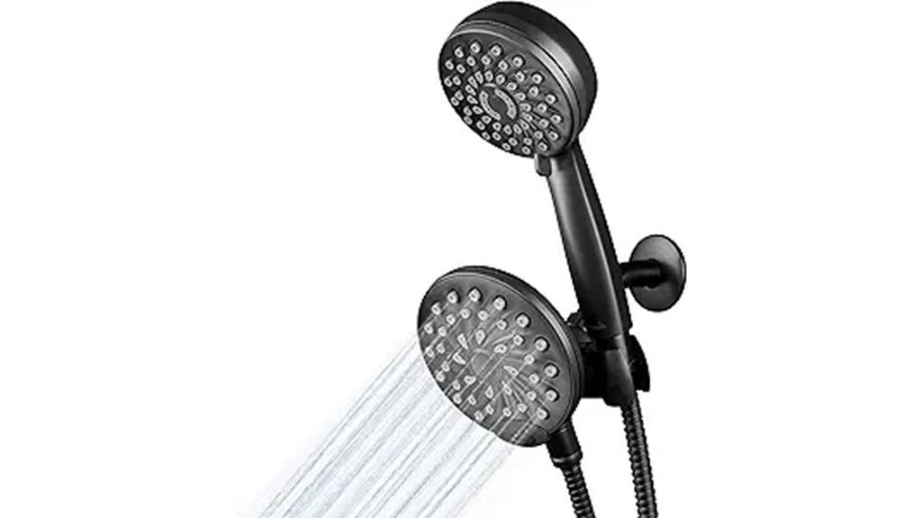 dual shower head system