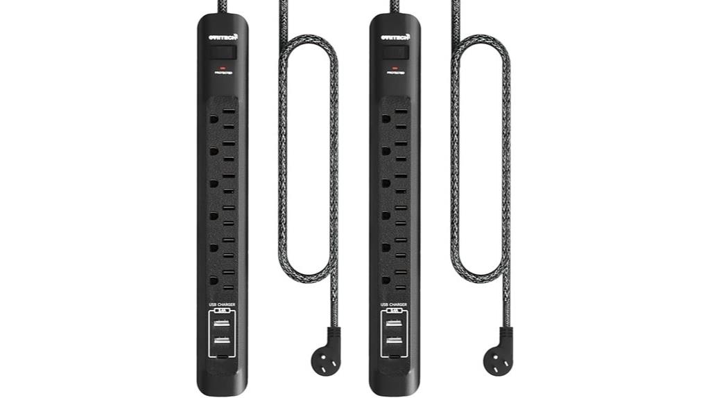 dual usb power strips