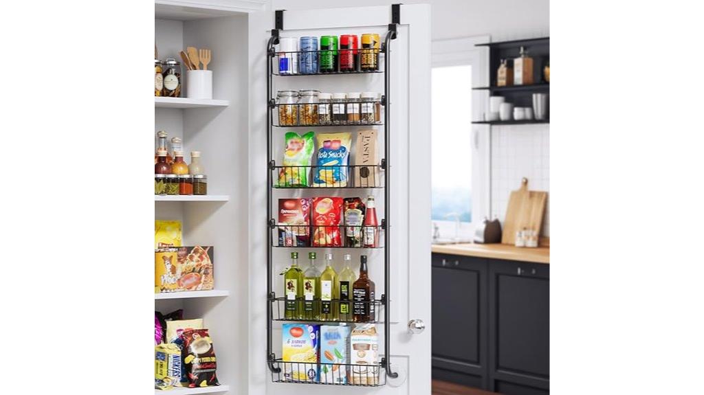 durable metal overdoor organizer