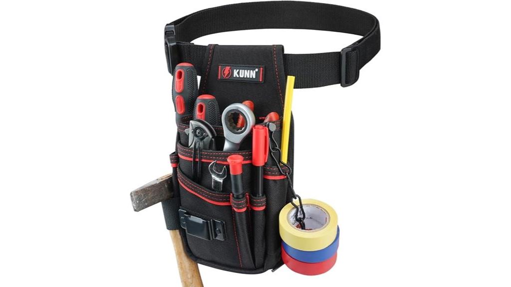 electrician tool pouch with clip