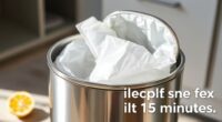 eliminate trash can odors