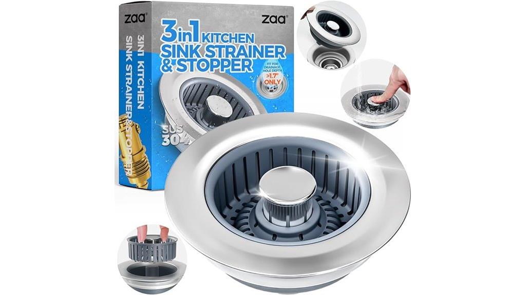 enhanced kitchen sink drain