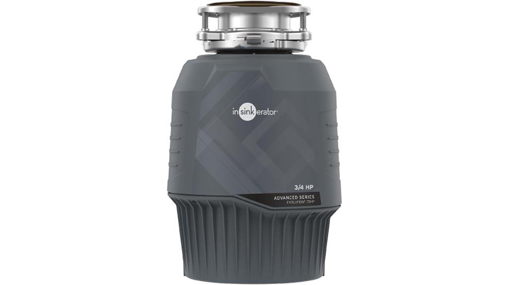 evolution 0 75hp garbage disposal