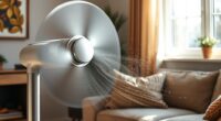 fans circulate and cool