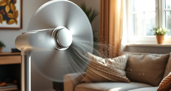 fans circulate and cool