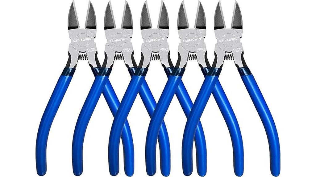 five 6 5 inch wire cutters