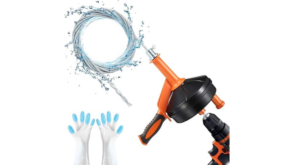 flexible 25ft drain snake