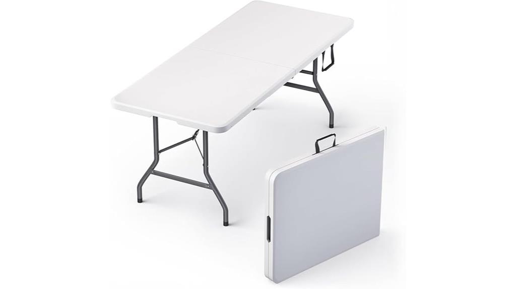 foldable 6 foot table