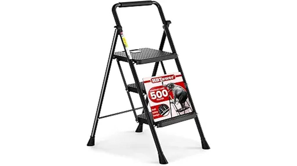 foldable anti slip ladder