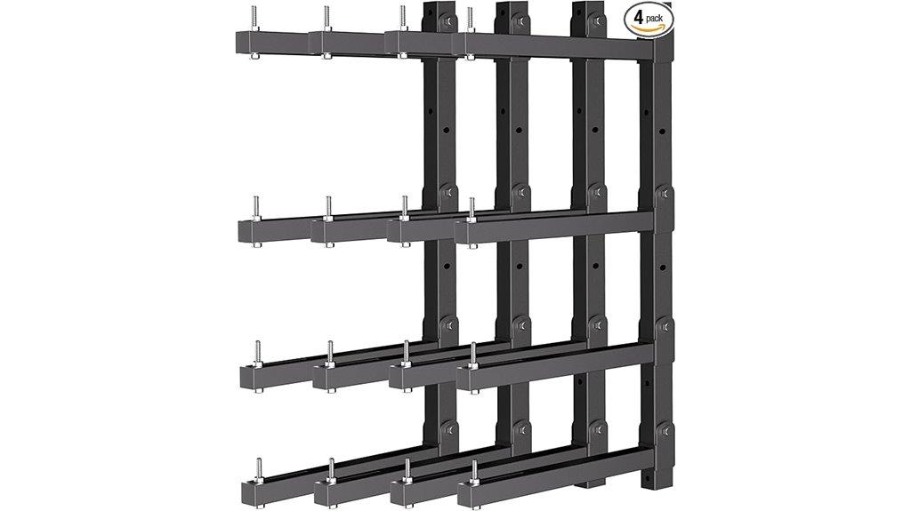 foldable wall mount racks