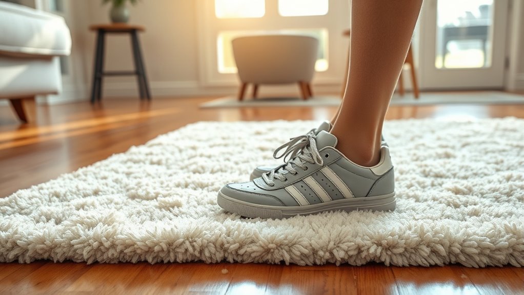 footwear and indoor pollutants