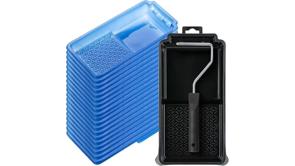 four inch paint tray set