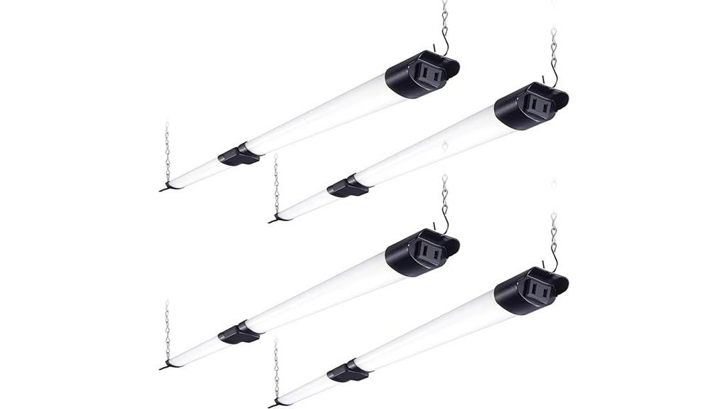 four pack led shop lights