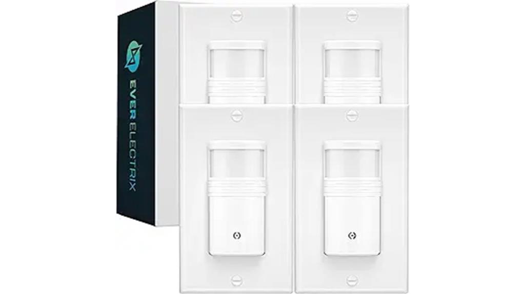 four pack motion sensor switches
