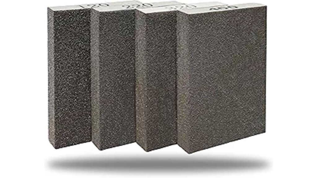 four pack sanding sponges