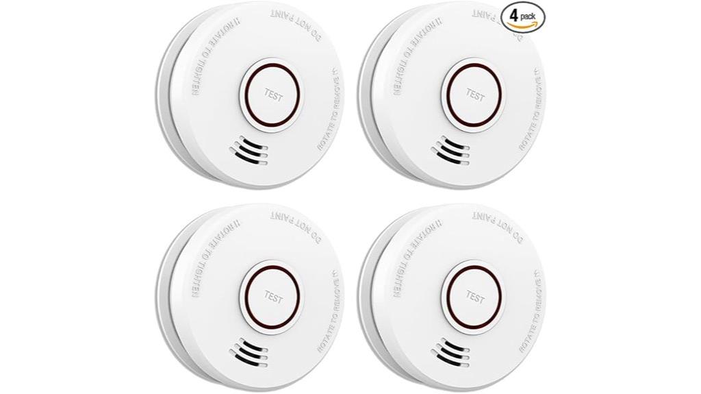 four pack smoke detectors