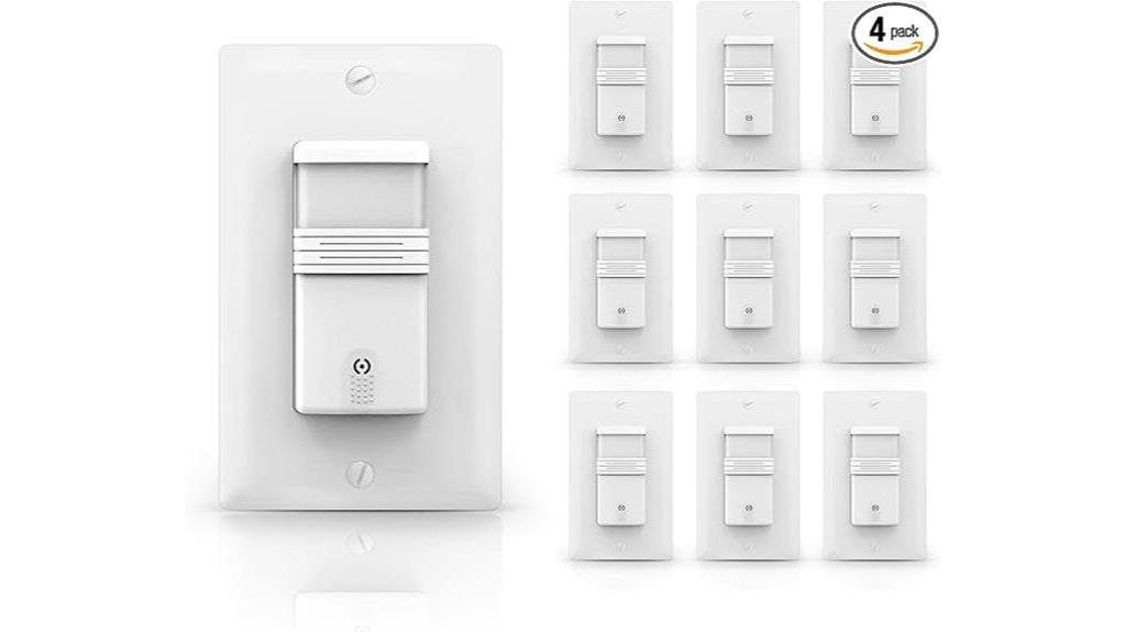 four pack wall mounted sensors